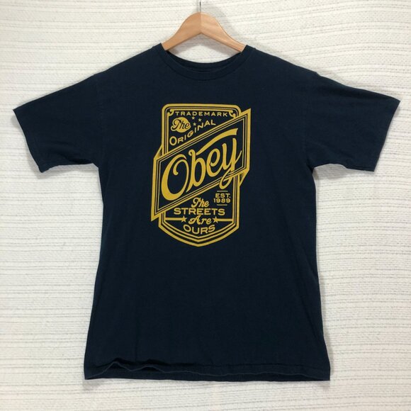 Obey The Streets Are Ours Graphic T-Shirt Size Medium - Picture 2 of 7